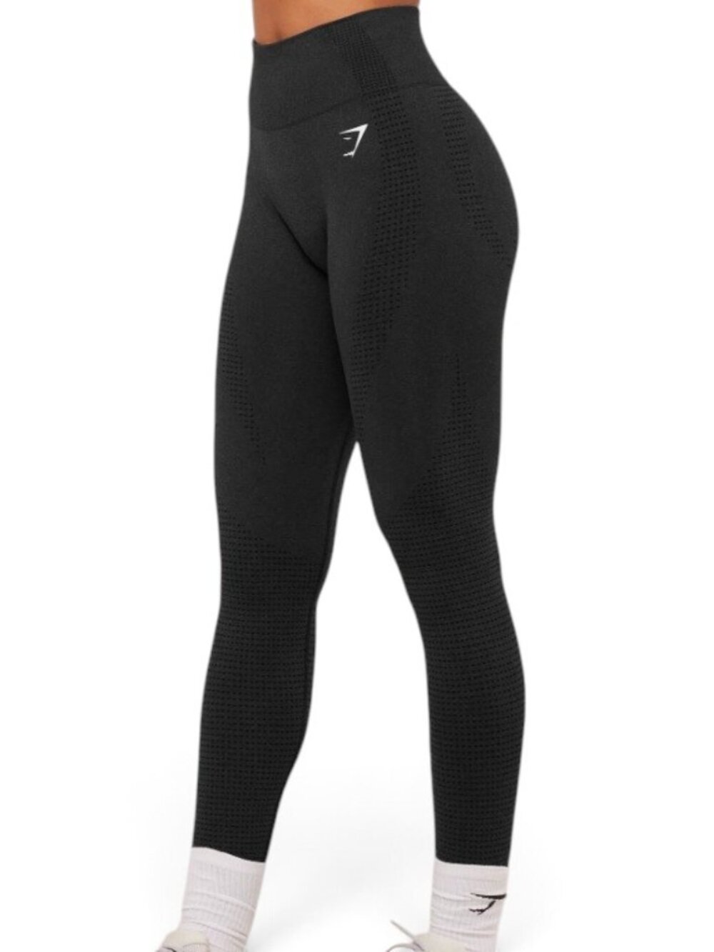 Gymshark Vital Seamless Tall Leggings Womens Black Yoga Gym Workout Training XS